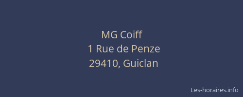 MG Coiff