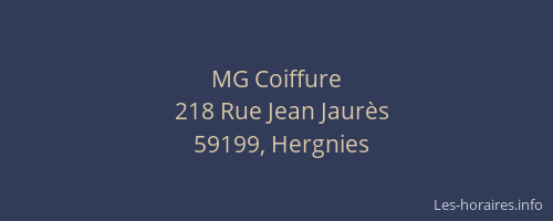 MG Coiffure