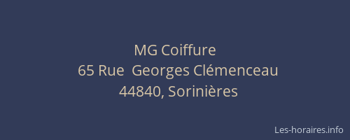 MG Coiffure