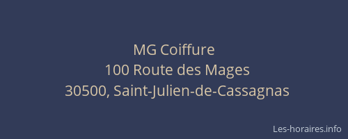 MG Coiffure