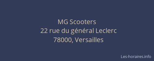 MG Scooters