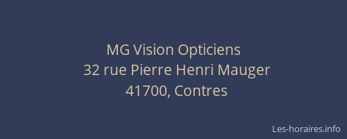 MG Vision Opticiens