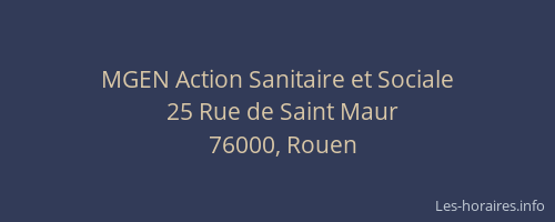 MGEN Action Sanitaire et Sociale