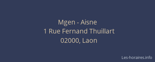 Mgen - Aisne