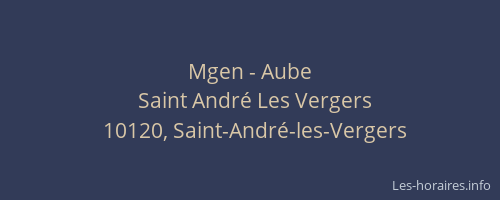 Mgen - Aube