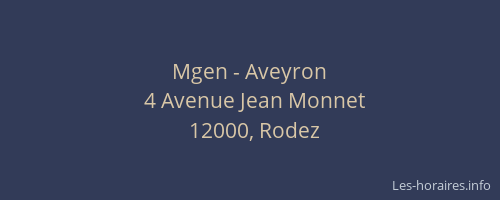 Mgen - Aveyron