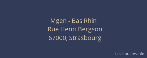 Mgen - Bas Rhin