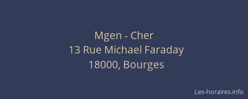 Mgen - Cher