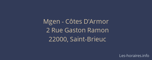 Mgen - Côtes D'Armor