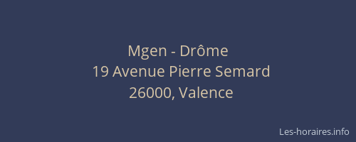 Mgen - Drôme