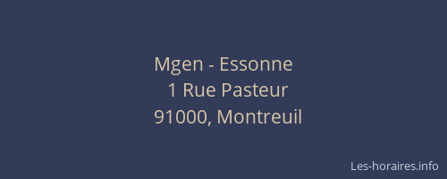 Mgen - Essonne
