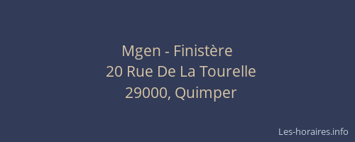Mgen - Finistère