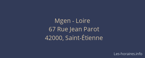 Mgen - Loire