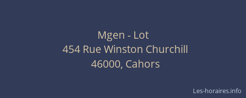 Mgen - Lot