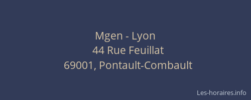 Mgen - Lyon