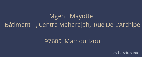 Mgen - Mayotte