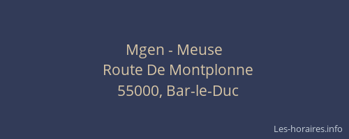 Mgen - Meuse