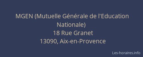 MGEN (Mutuelle Générale de l'Education Nationale)