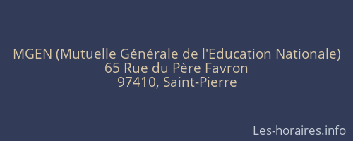 MGEN (Mutuelle Générale de l'Education Nationale)
