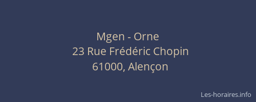 Mgen - Orne