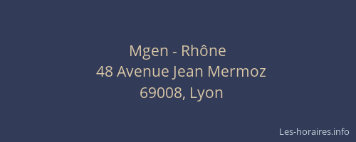 Mgen - Rhône