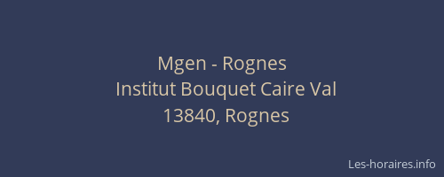 Mgen - Rognes