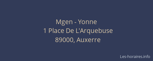 Mgen - Yonne