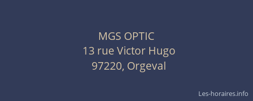 MGS OPTIC