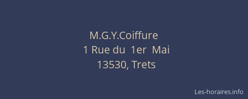 M.G.Y.Coiffure