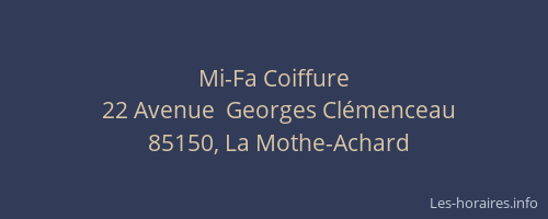 Mi-Fa Coiffure