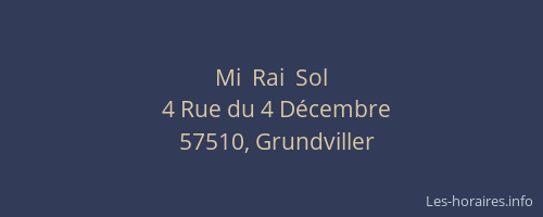 Mi  Rai  Sol