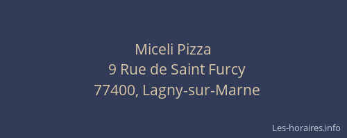 Miceli Pizza