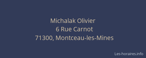 Michalak Olivier
