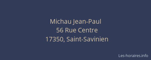 Michau Jean-Paul