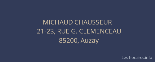 MICHAUD CHAUSSEUR