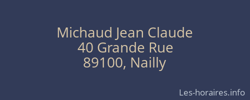 Michaud Jean Claude