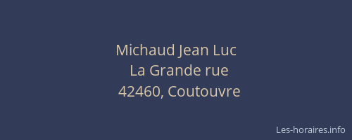 Michaud Jean Luc