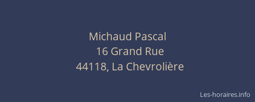 Michaud Pascal