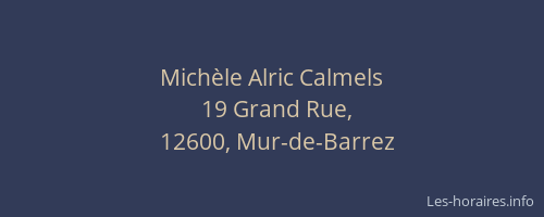 Michèle Alric Calmels