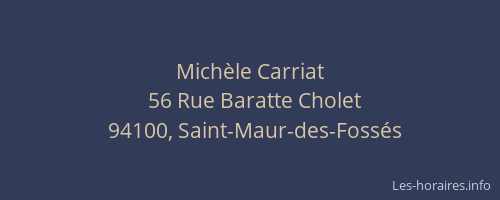 Mich&egrave;le Carriat