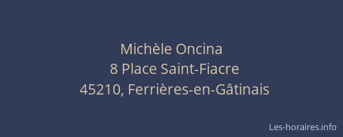Mich&egrave;le Oncina