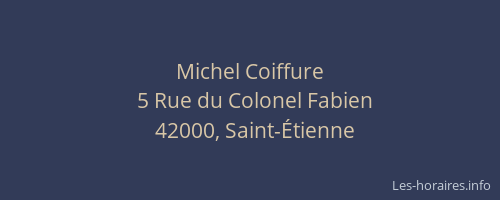 Michel Coiffure