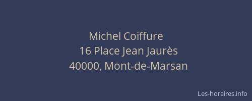 Michel Coiffure