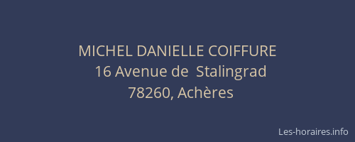 MICHEL DANIELLE COIFFURE