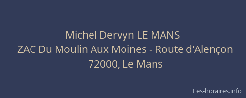 Michel Dervyn LE MANS