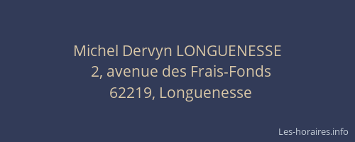 Michel Dervyn LONGUENESSE