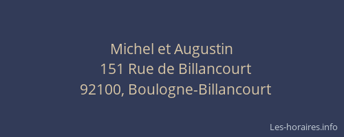 Michel et Augustin