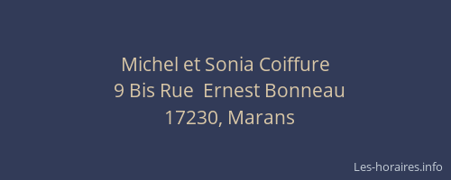 Michel et Sonia Coiffure