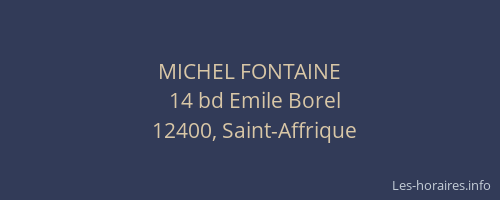 MICHEL FONTAINE