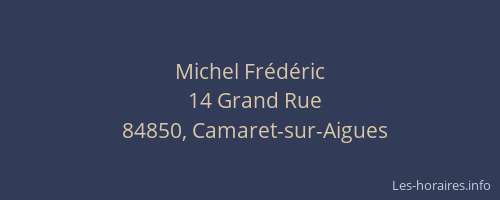 Michel Fr&eacute;d&eacute;ric